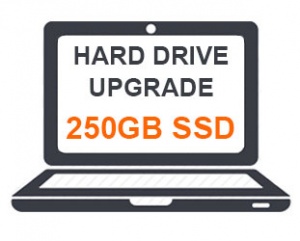 Dell Laptop 250GB SSD Hard Upgrade / Replacement Service